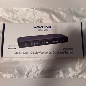 Link Black USB 3.0 Dual-Display Universal Docking Station